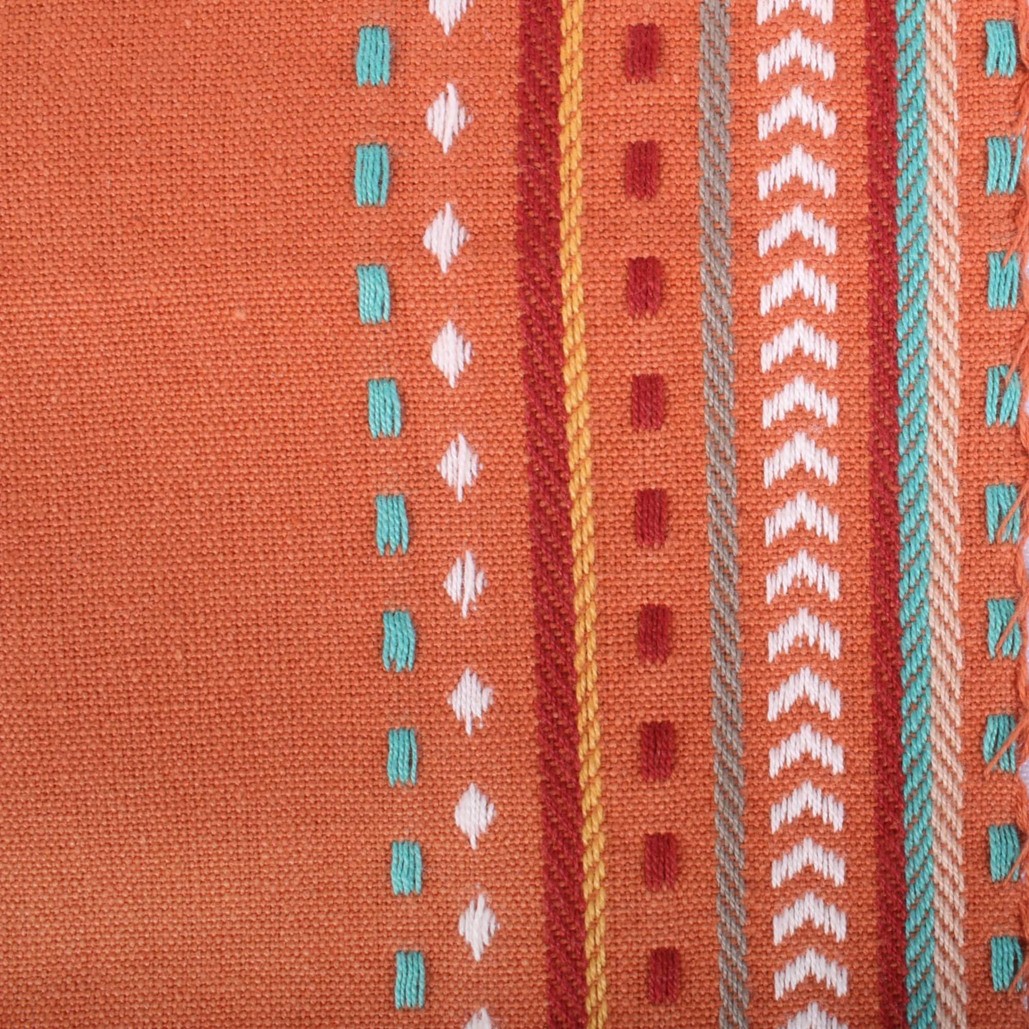 DII® Sedona Sunset Hacienda Stripe Fringed Cloth Dinner Napkins, 6ct.